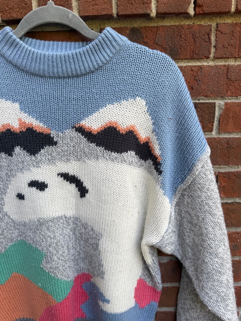 Vintage 80s 90s Tomboy Polar Bear Knit Mountain Sweater Size Medium Women’s - Picture 2 of 5